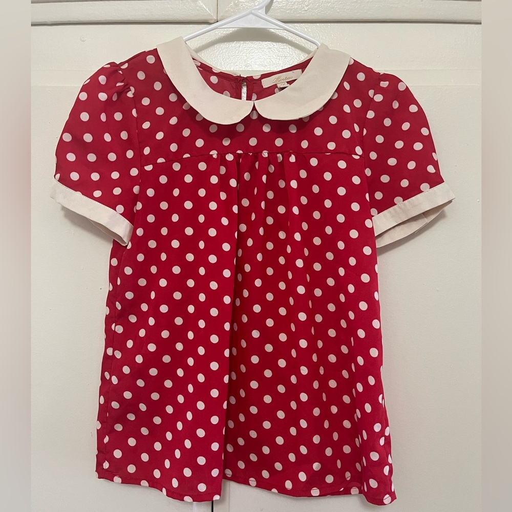 Polka Dot Blouse